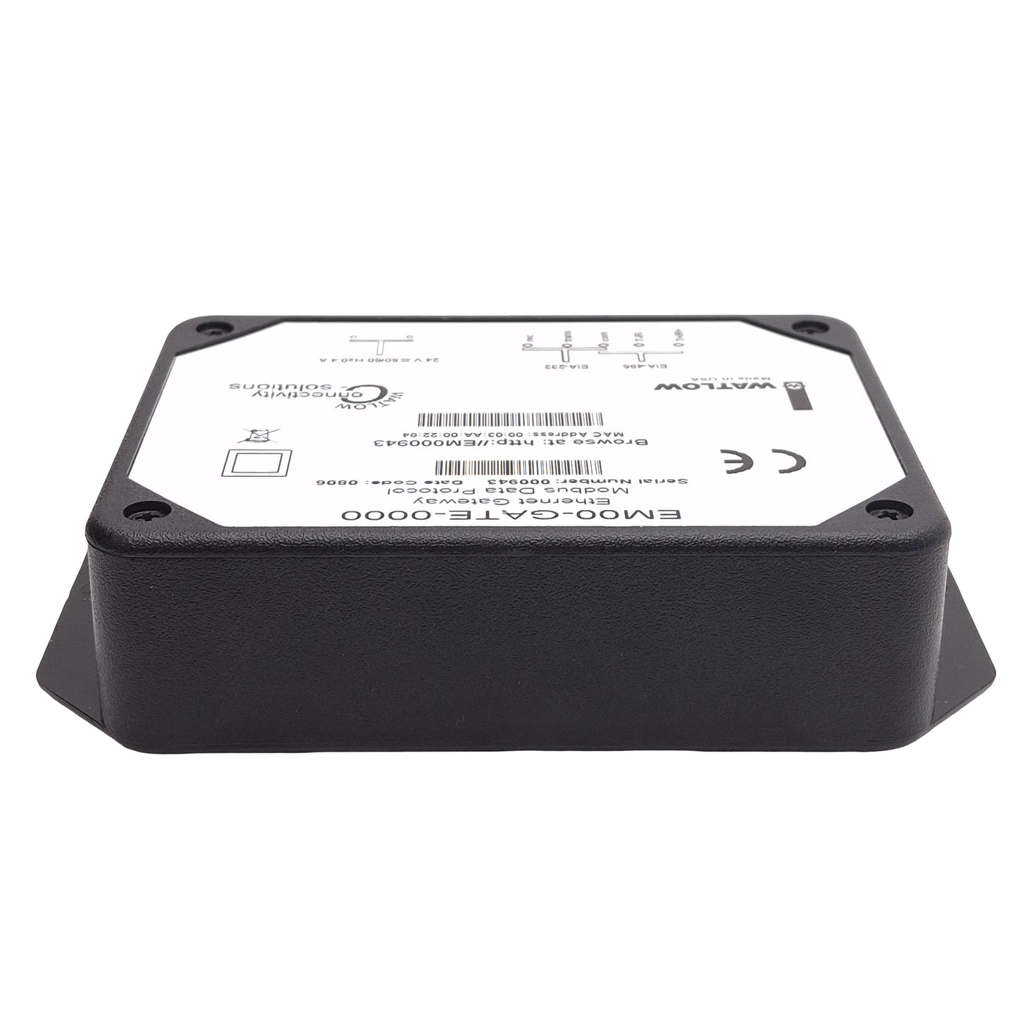 Used Watlow EM00-GATE-0000 Ethernet Gateway, Modbus, EIA-232/485, RJ45, 24VAC/DC