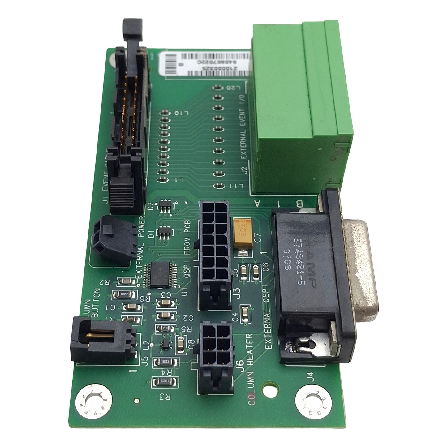 Used Waters 210000325 ACQUITY UPLC PDA Detector External/Column Heater Board