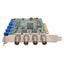 Used Matrox MOR/2VD/84* Morphis Frame Grabber Card, PCI, 4x BNC, 3x 10-Pin, 30-Pin