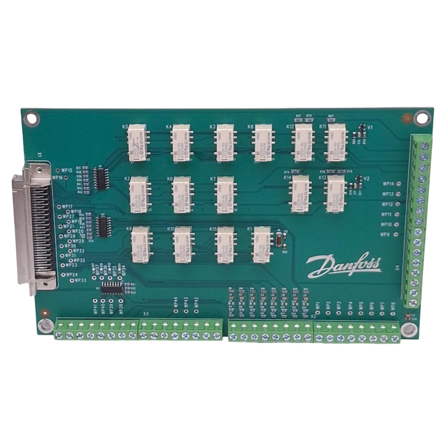 Used Danfoss 11145649 LAYER 2 REV A Circuit Board, 16-Channel, 185x115mm