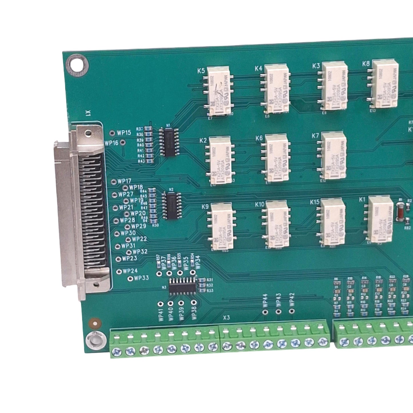 Used Danfoss 11145649 LAYER 2 REV A Circuit Board, 16-Channel, 185x115mm