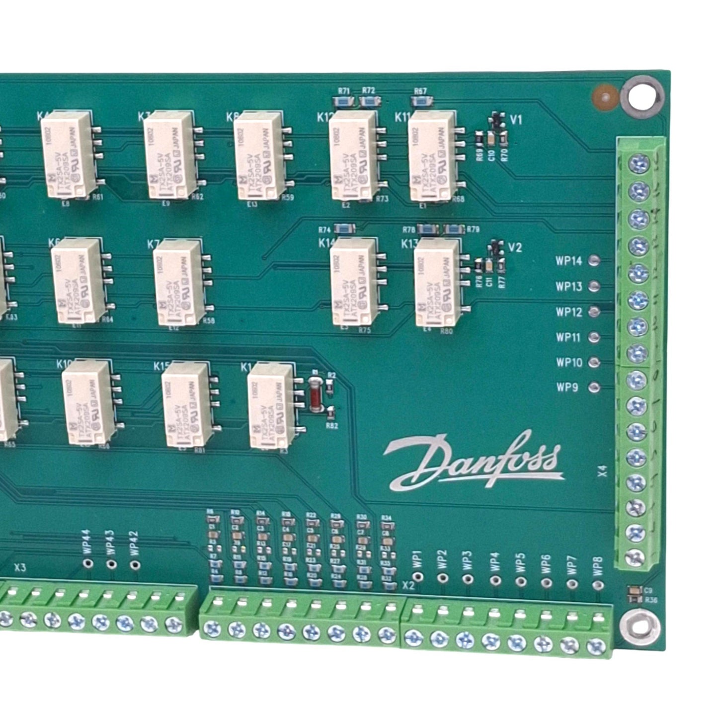 Used Danfoss 11145649 LAYER 2 REV A Circuit Board, 16-Channel, 185x115mm