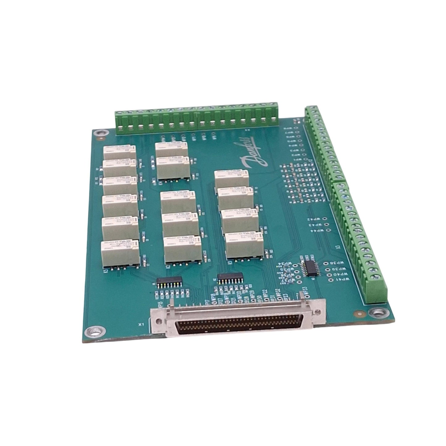 Used Danfoss 11145649 LAYER 2 REV A Circuit Board, 16-Channel, 185x115mm