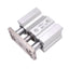 Used SMC MGQM25-20 Compact Guided Cylinder, 25mm Bore, 20mm Stroke, Rc 1/8, 1.0MPa