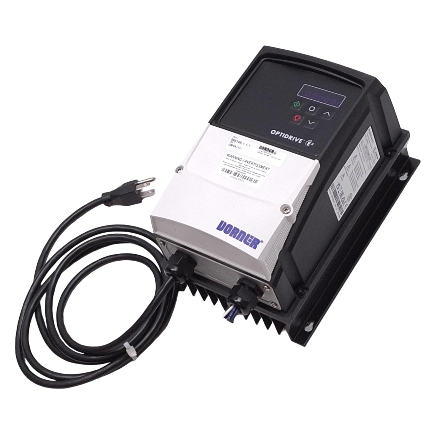 Used Invertek ODE-3-110043-101A Optidrive E3 VFD, 3ph 0-230VAC 0-500Hz, 0.75kW Max
