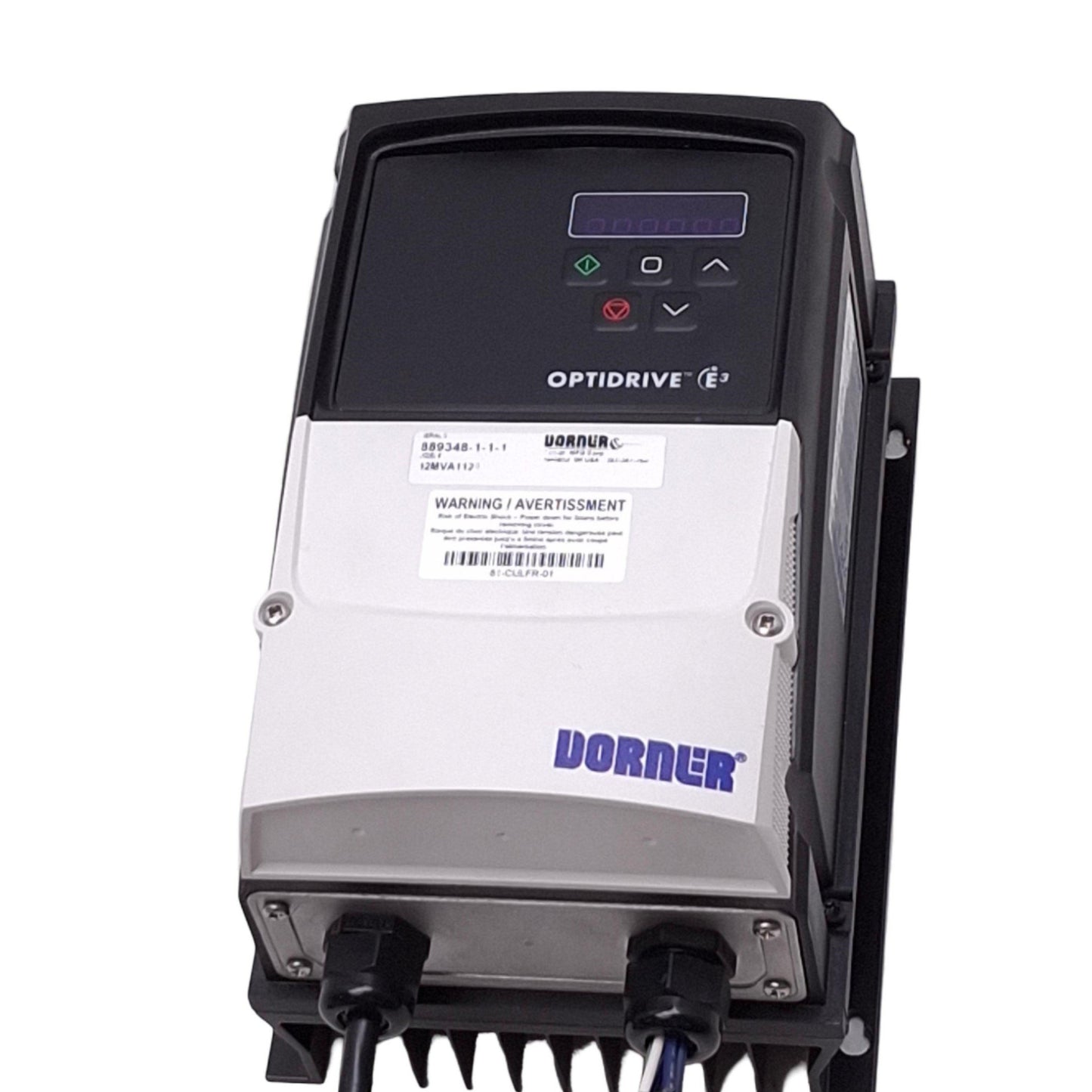Used Invertek ODE-3-110043-101A Optidrive E3 VFD, 3ph 0-230VAC 0-500Hz, 0.75kW Max