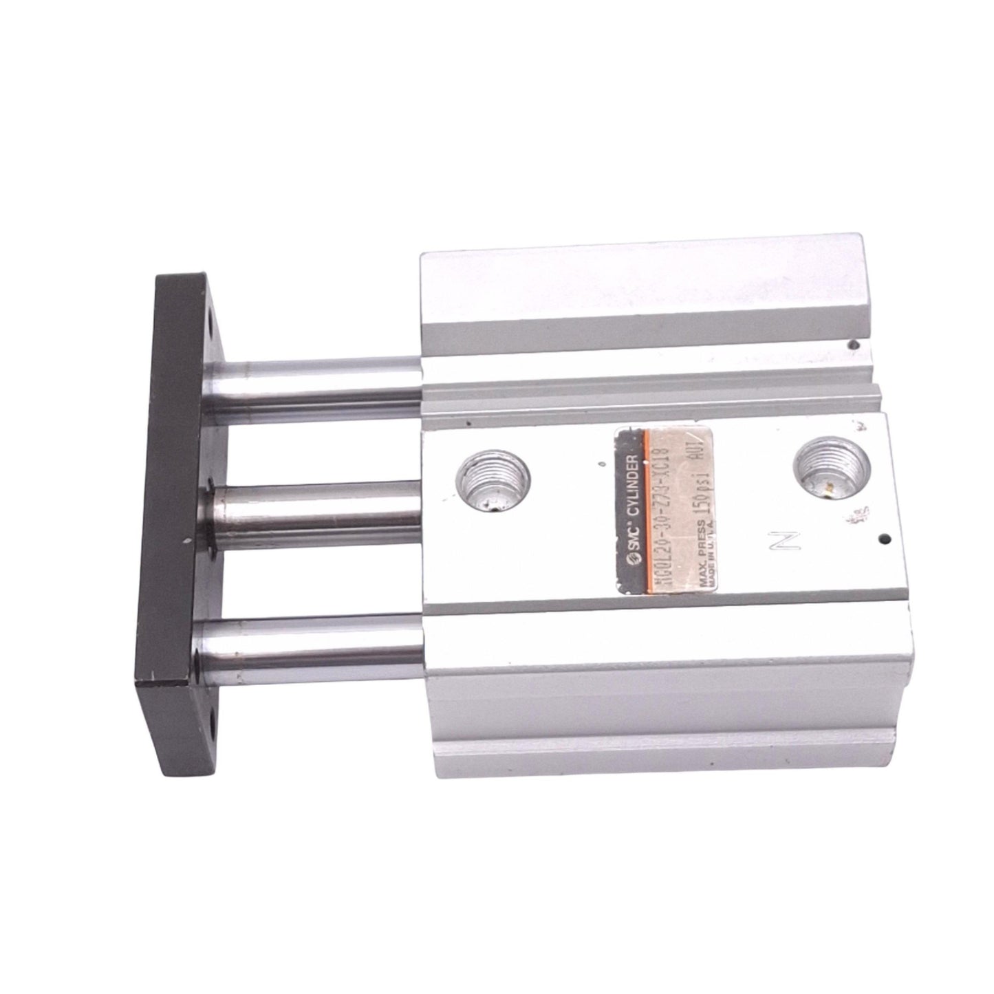 Used SMC MGQL20-30-Z73-XC13 Guided Cylinder, 20mm Bore, 30mm Stroke, Rc 1/8in, 1.0MPa