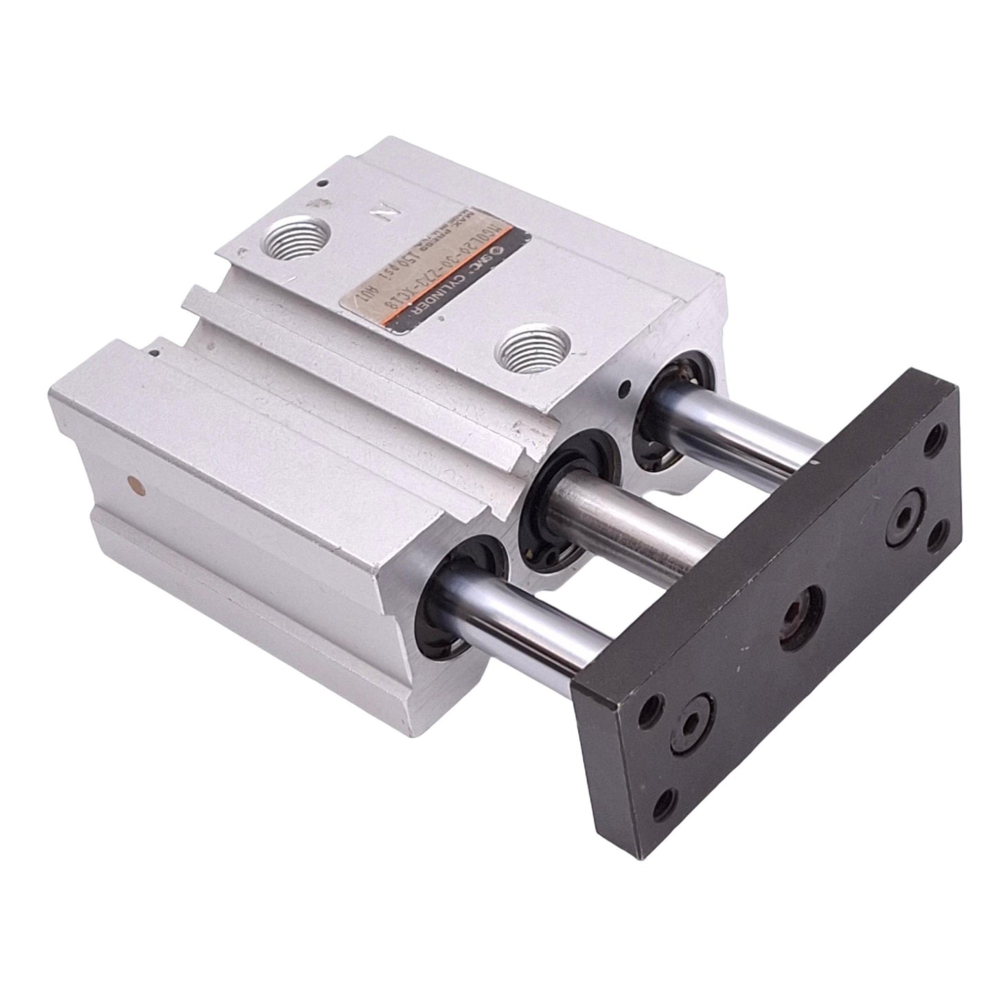 Used SMC MGQL20-30-Z73-XC13 Guided Cylinder, 20mm Bore, 30mm Stroke, Rc 1/8in, 1.0MPa