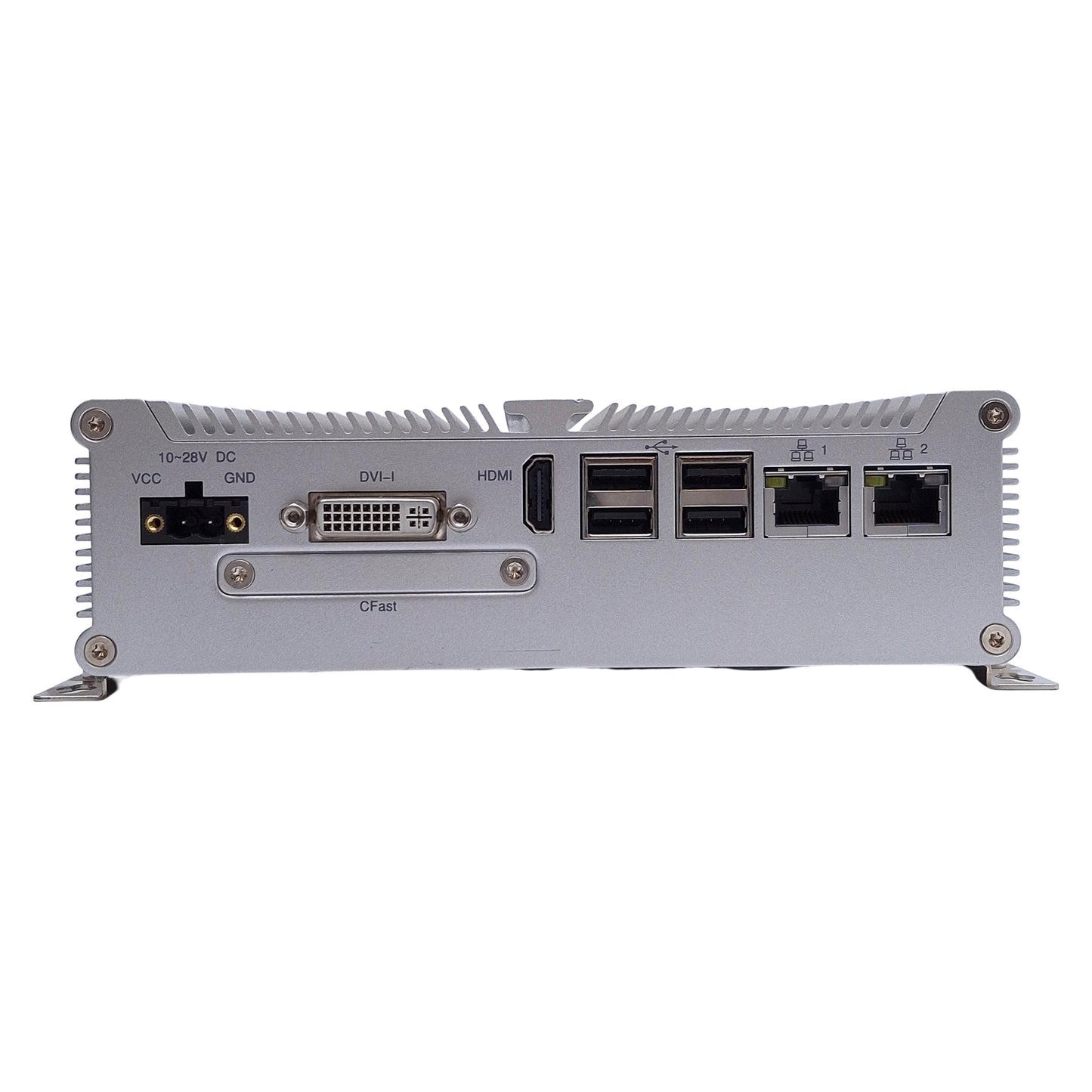 Used NEXCOM NISE 104 (EOL) Fanless Computer Intel Atom D2550 1.86GHz 4GB RAM *No HDD*