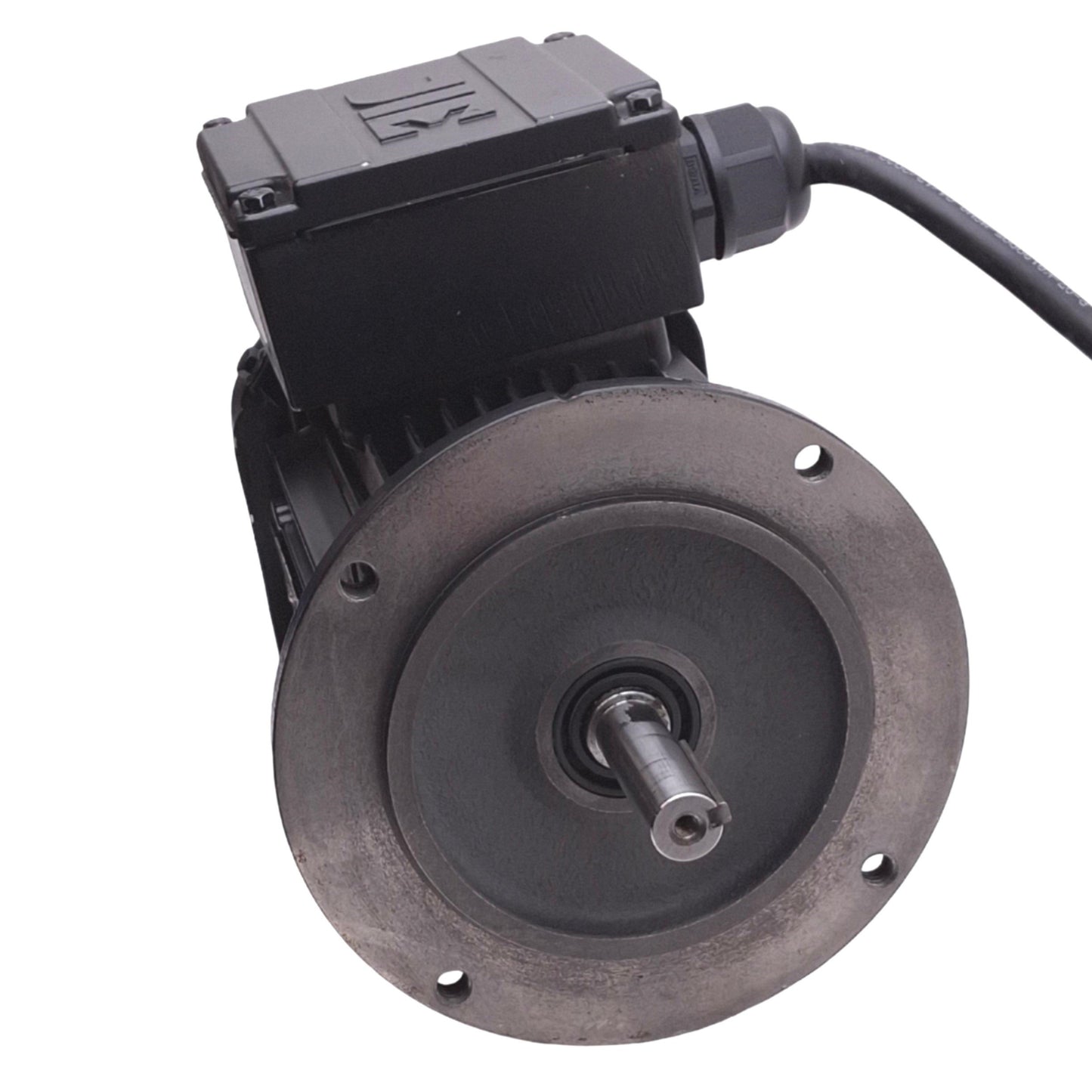 Used JIE DS71M4/NEMA/56C Induction Motor, 3-Phase 230/460VAC, 1656rpm 0.75hp Max