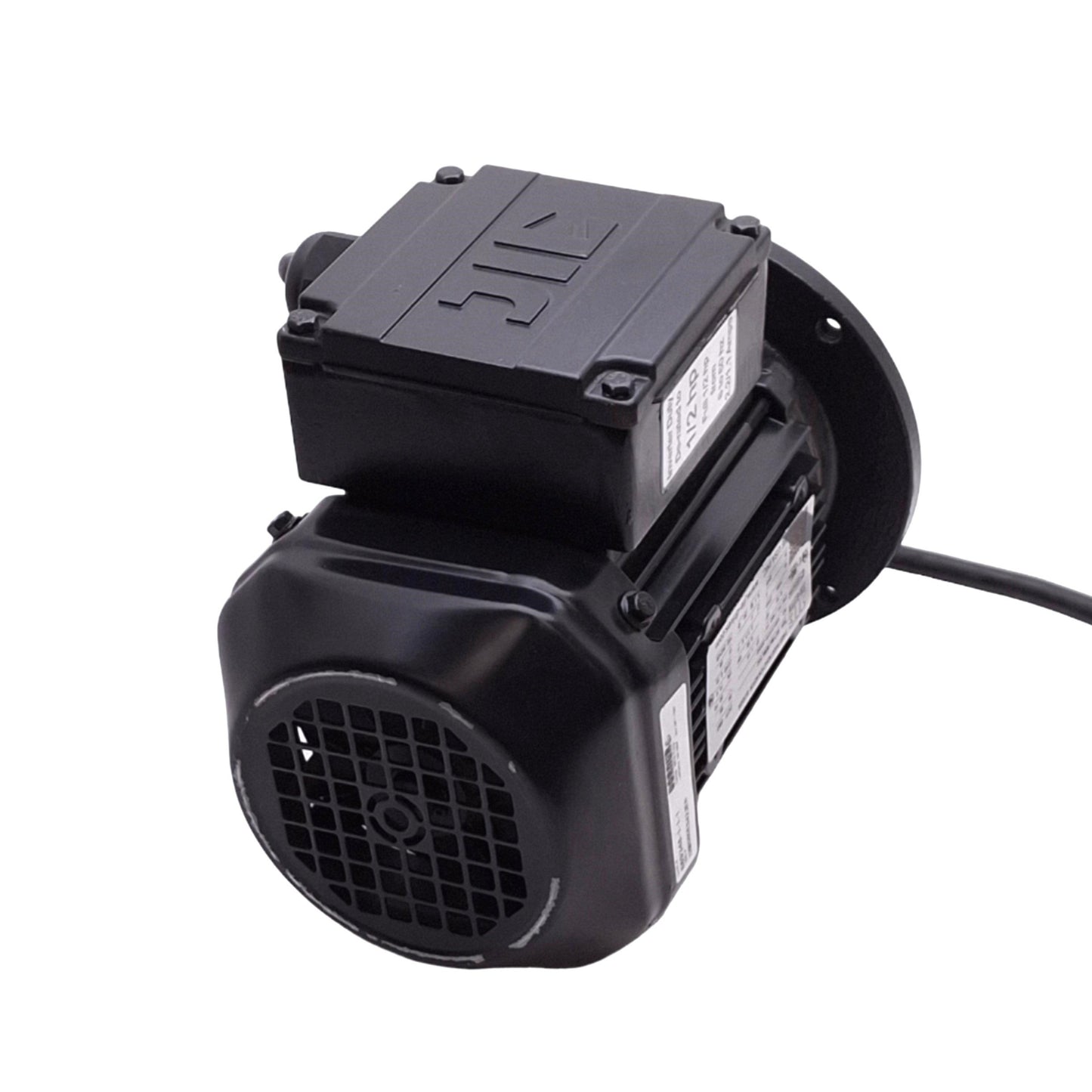 Used JIE DS71M4/NEMA/56C Induction Motor, 3-Phase 230/460VAC, 1656rpm 0.75hp Max