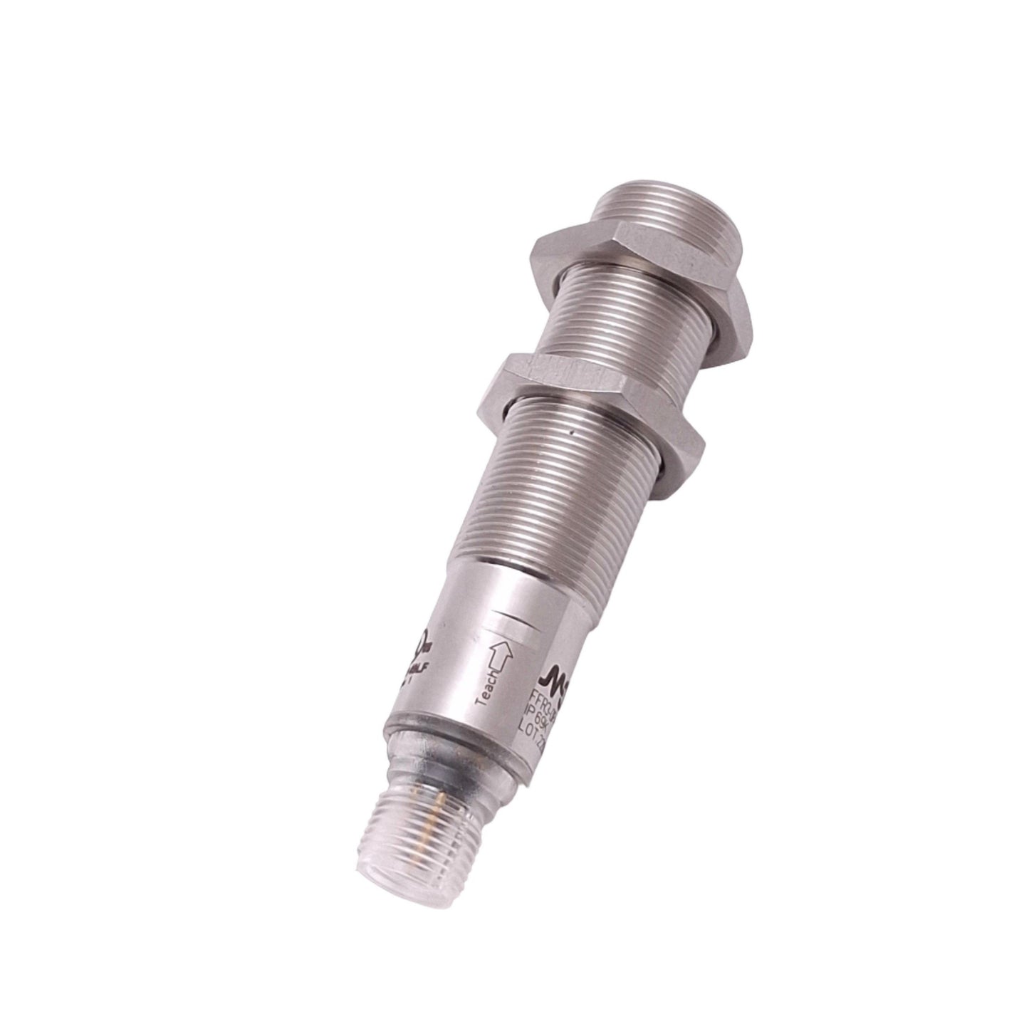 Used Automation Direct FFR3-0P-1E Photoelectric Sensor, 10-30VDC, PNP Out, M12 4-Pin