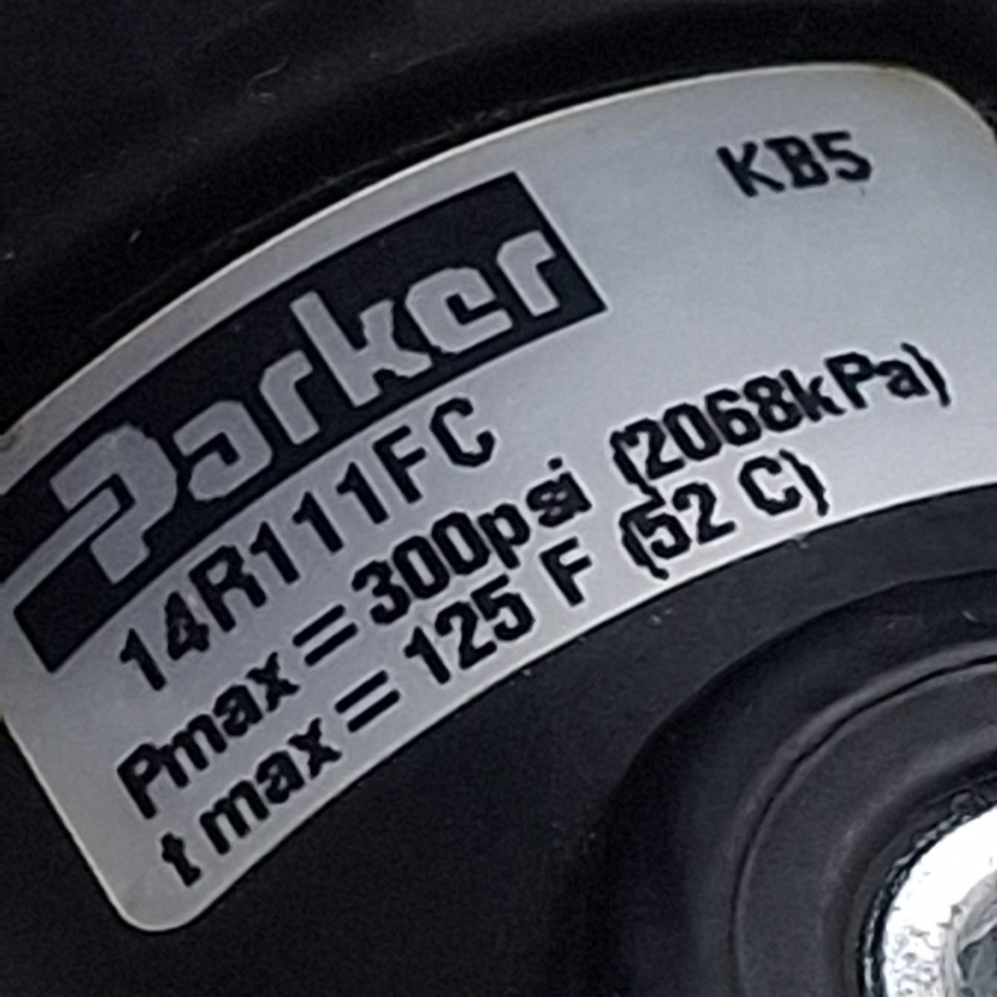 Used Parker 14R111FC Pneumatic Regulator, 1/4in NPT, 300psi Max, 0-60psi Set, 15scfm