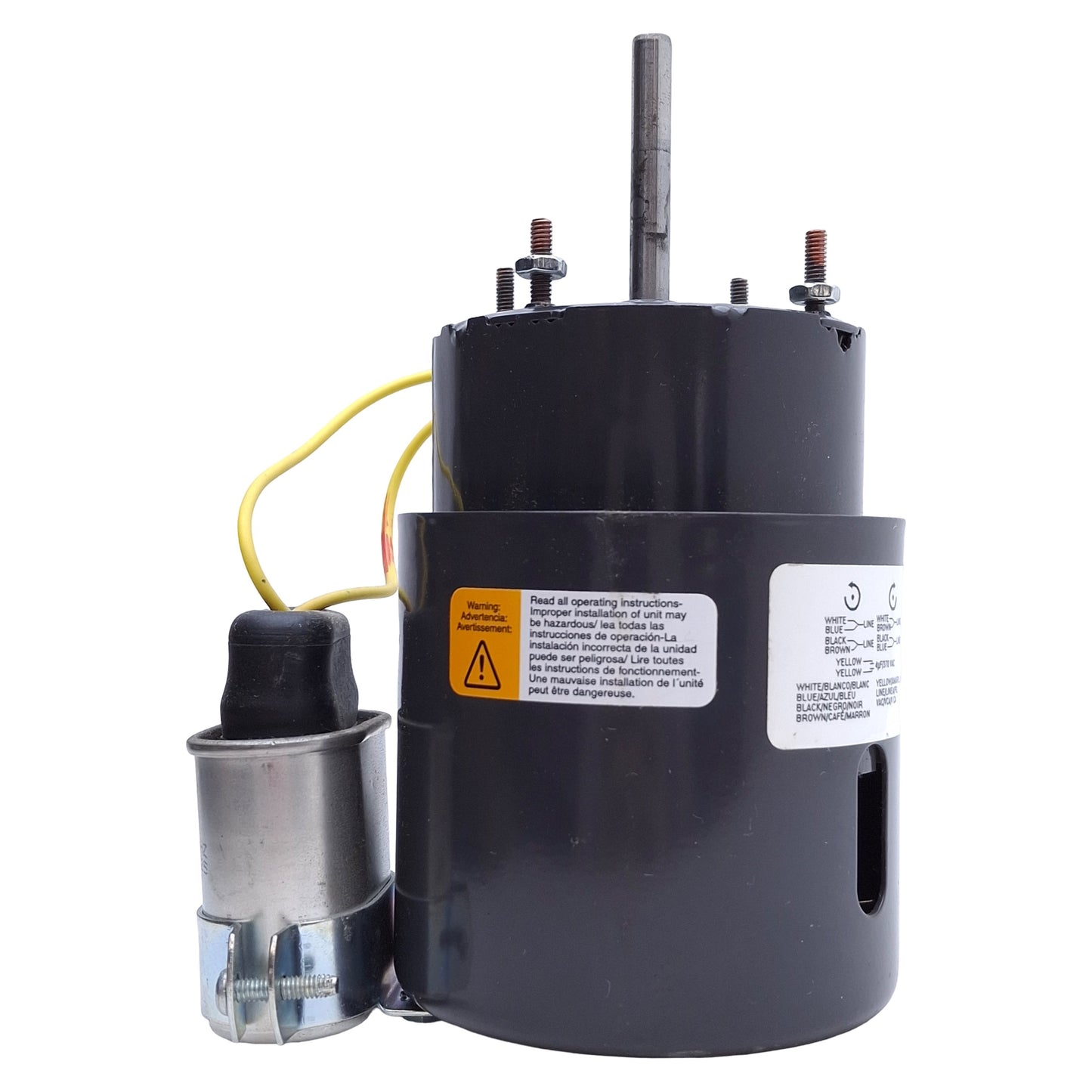 Used Dayton 3M292A HVAC Electric Motor 3.3 Frame, 1/8HP, 3000RPM Speed, 115VAC 1.8A