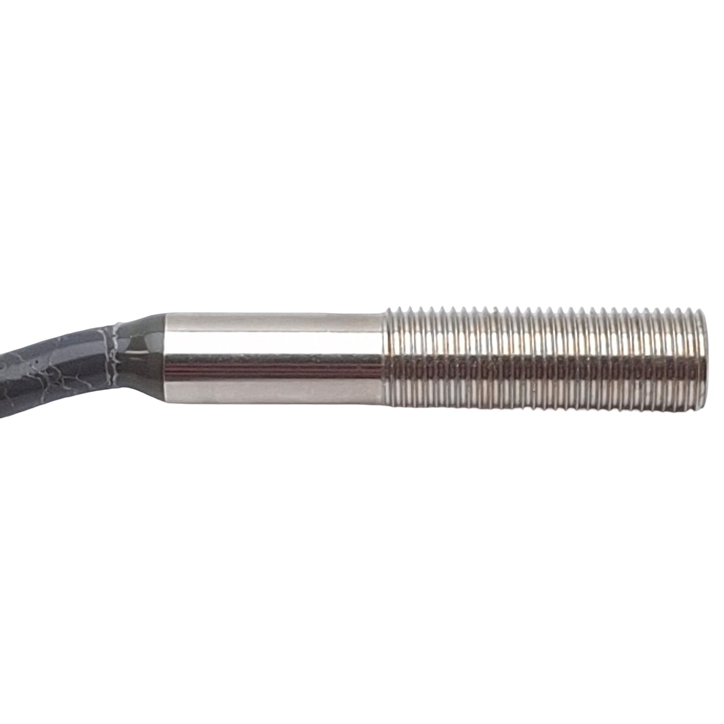 Used Omron E2E-X1B1 Proximity Sensor, PNP NO, 1mm Range, 12-24VDC, M5 Barrel, 1.5m