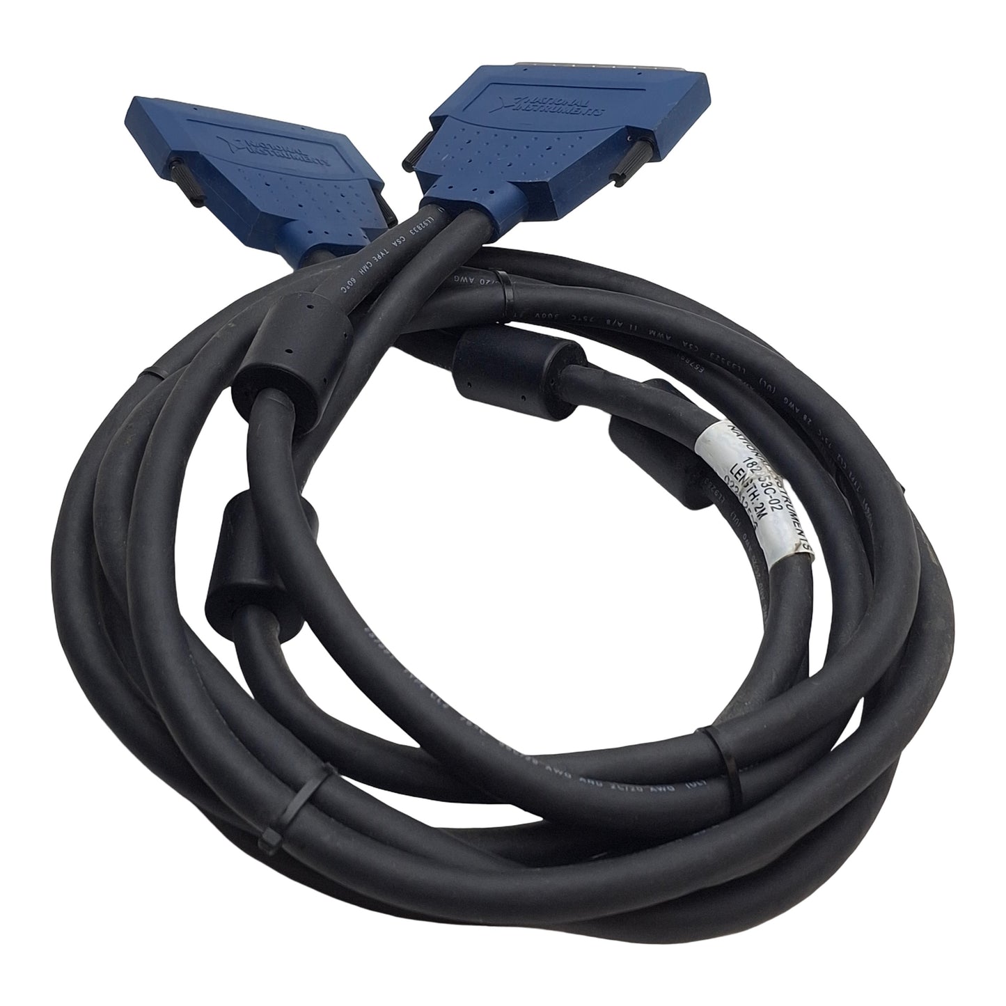 Used National Instruments 182853C-02 Shielded 100-Conductor Cable, 2 Meters