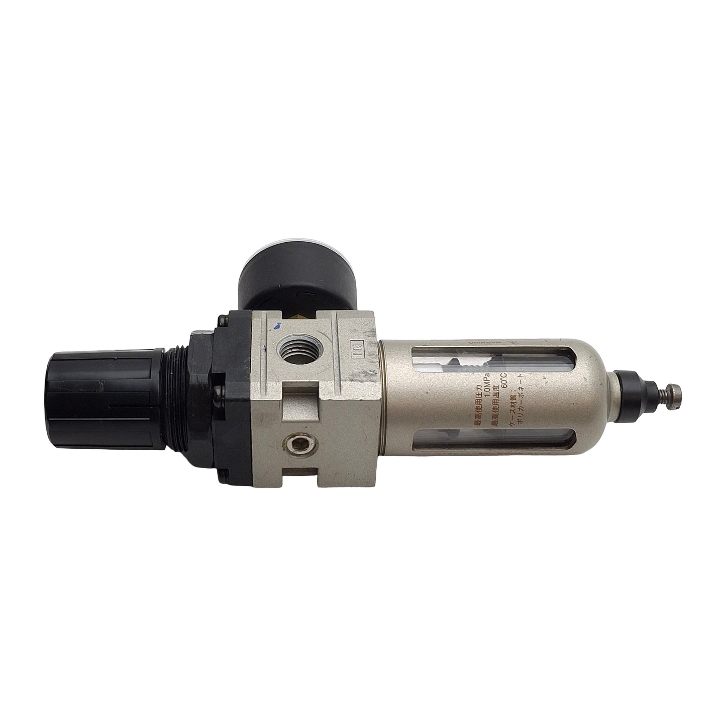 Used SMC NAW2000-N02D-C Filter Regulator With Gauge, 0.05-0.85MPa Set Pres, 1/8in NPT