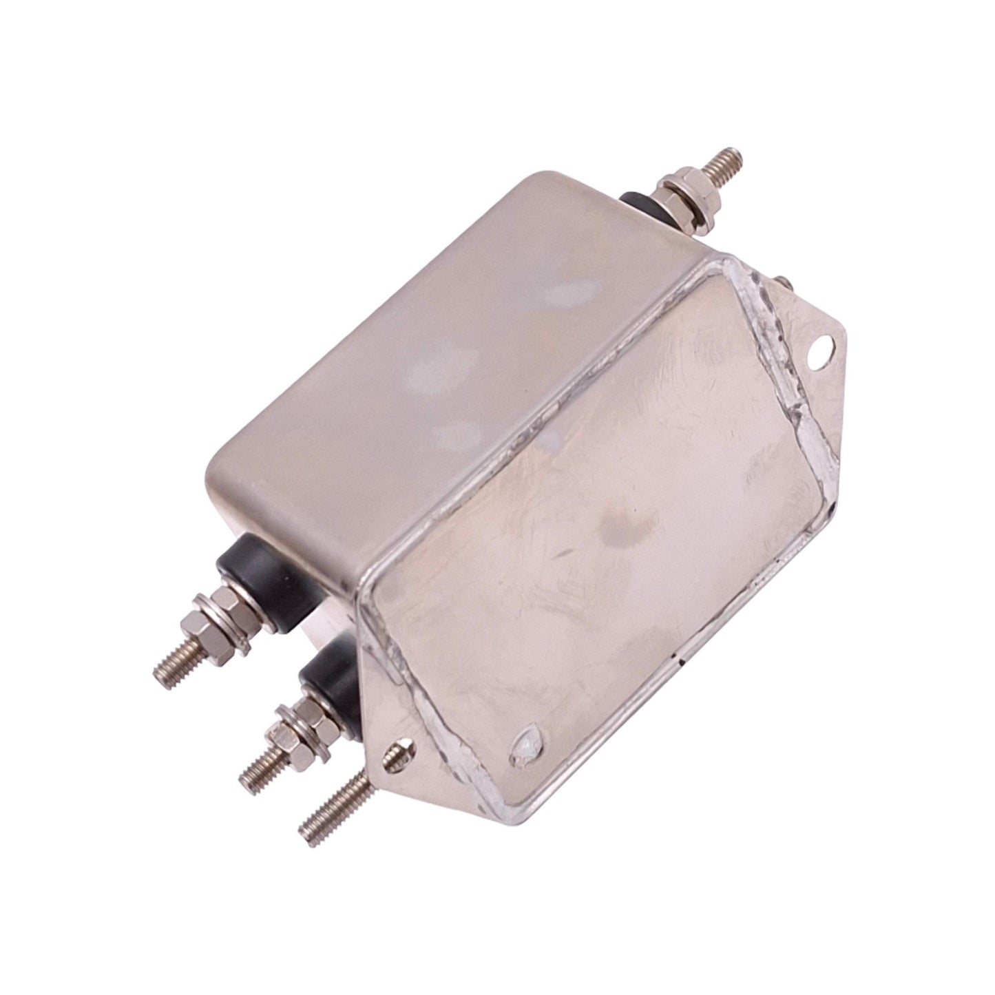 Used Okaya SUP-P15H-EPR-4 Powerline Noise Filter, 250VAC 15A, 20-30dB 10000Hz