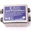 Used Okaya SUP-P15H-EPR-4 Powerline Noise Filter, 250VAC 15A, 20-30dB 10000Hz
