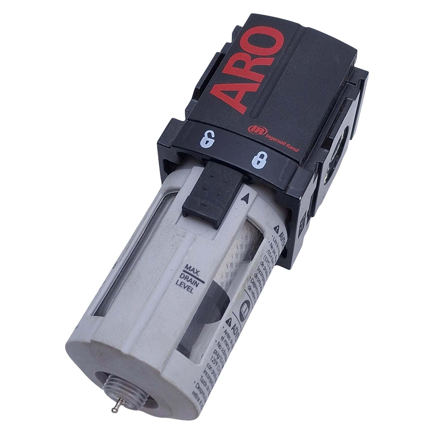 Used ARO F35121-300 Pneumatic Oil Filter, 1/4 NPT inch Inlet/Outlet, 150psi, 0.3µm