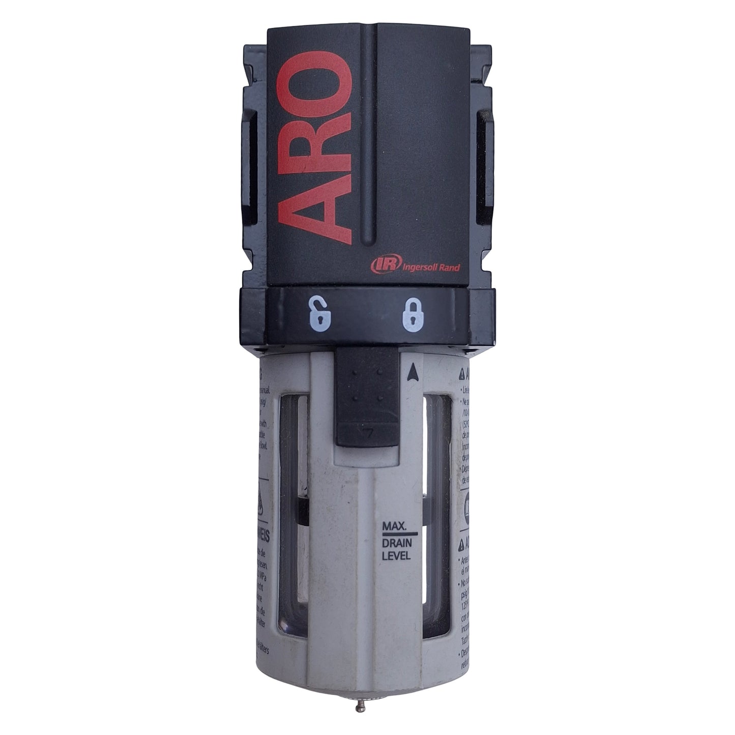 Used ARO F35121-300 Pneumatic Oil Filter, 1/4 NPT inch Inlet/Outlet, 150psi, 0.3µm