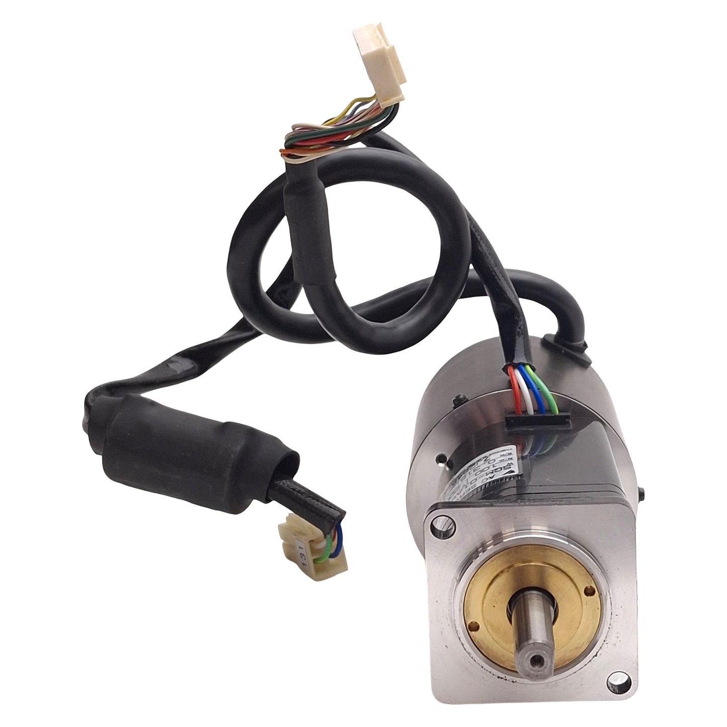 Used Yaskawa SGM-01AWSU12 Sigma AC Servo Motor, 100W, 3000rpm, 0.318Nm, 200VAC, 40mm