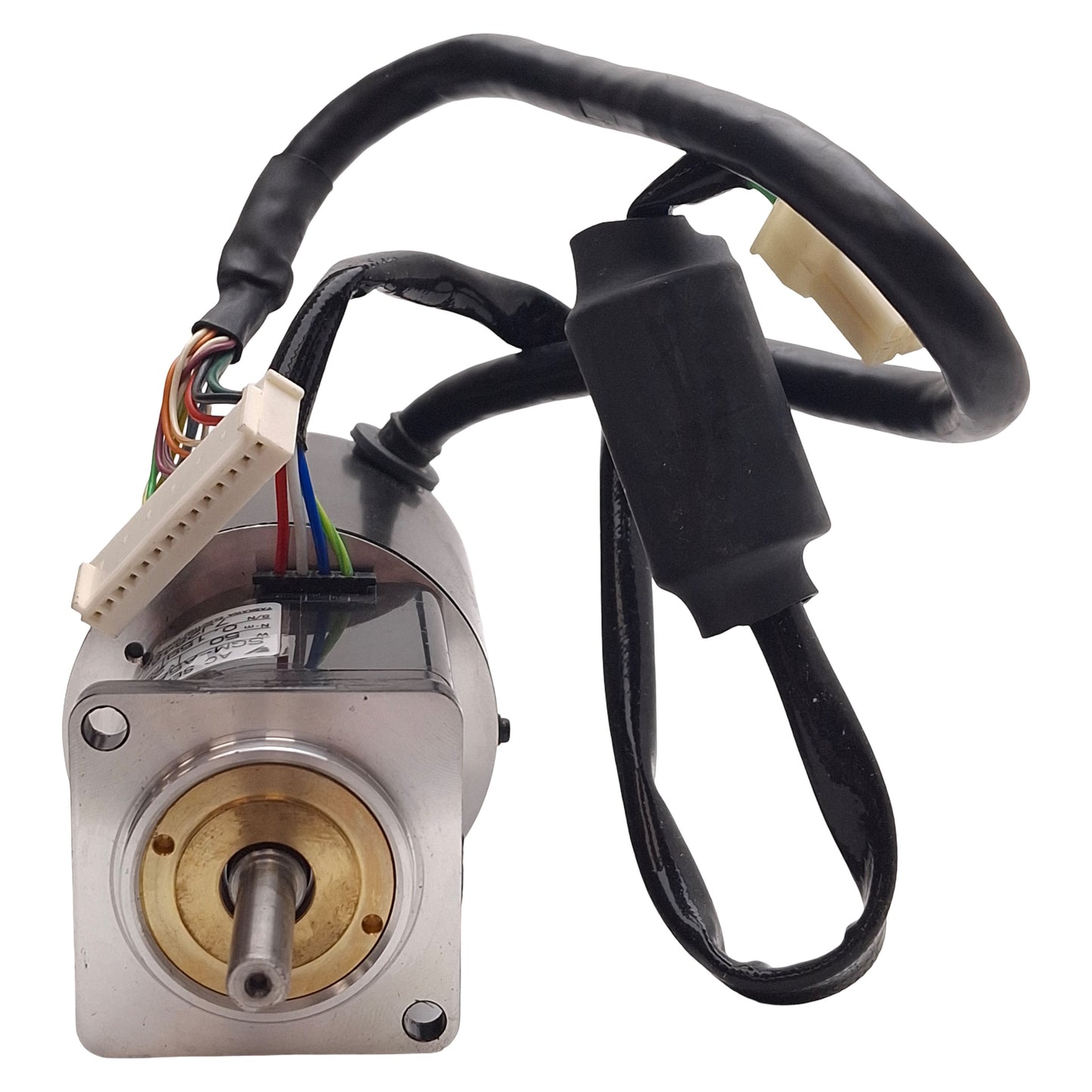Used Yaskawa SGM-A5AWSU12 Sigma AC Servo Motor, 50W, 3000rpm, 0.159Nm, 200VAC, 40mm