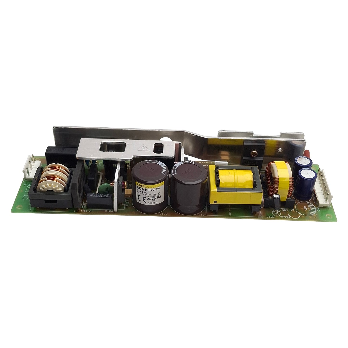Used Cosel LDA100W-24 Open Frame Power Supply 100-120/200-240VAC to 24VDC 100W Output