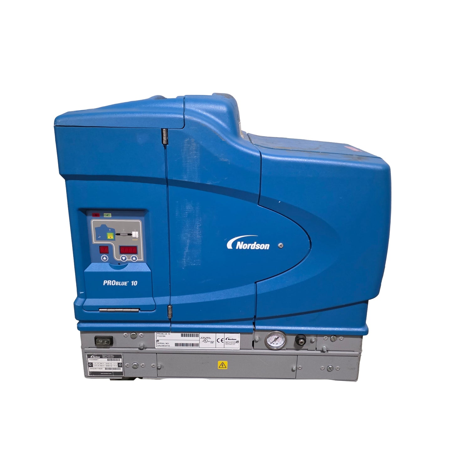 Used Nordson 1122184 PROBLUE 10 Hot Glue Dispenser 4-Hose, 24lb/hr, 480VAC 3-Ph