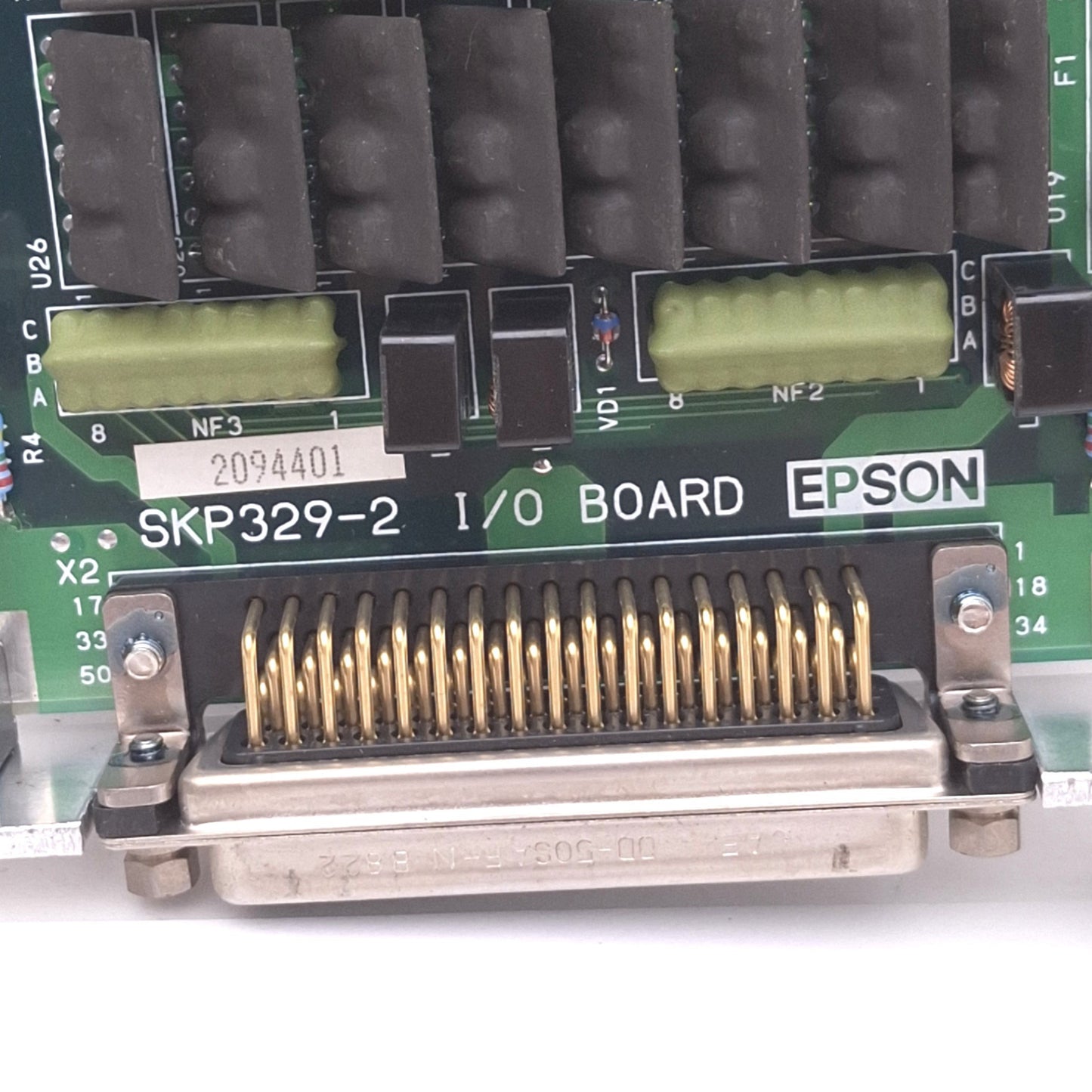 Used Seiko Epson SKP329-2 I/O Board for Epson SRC520 Robot Controller, D-Sub 50-Pin