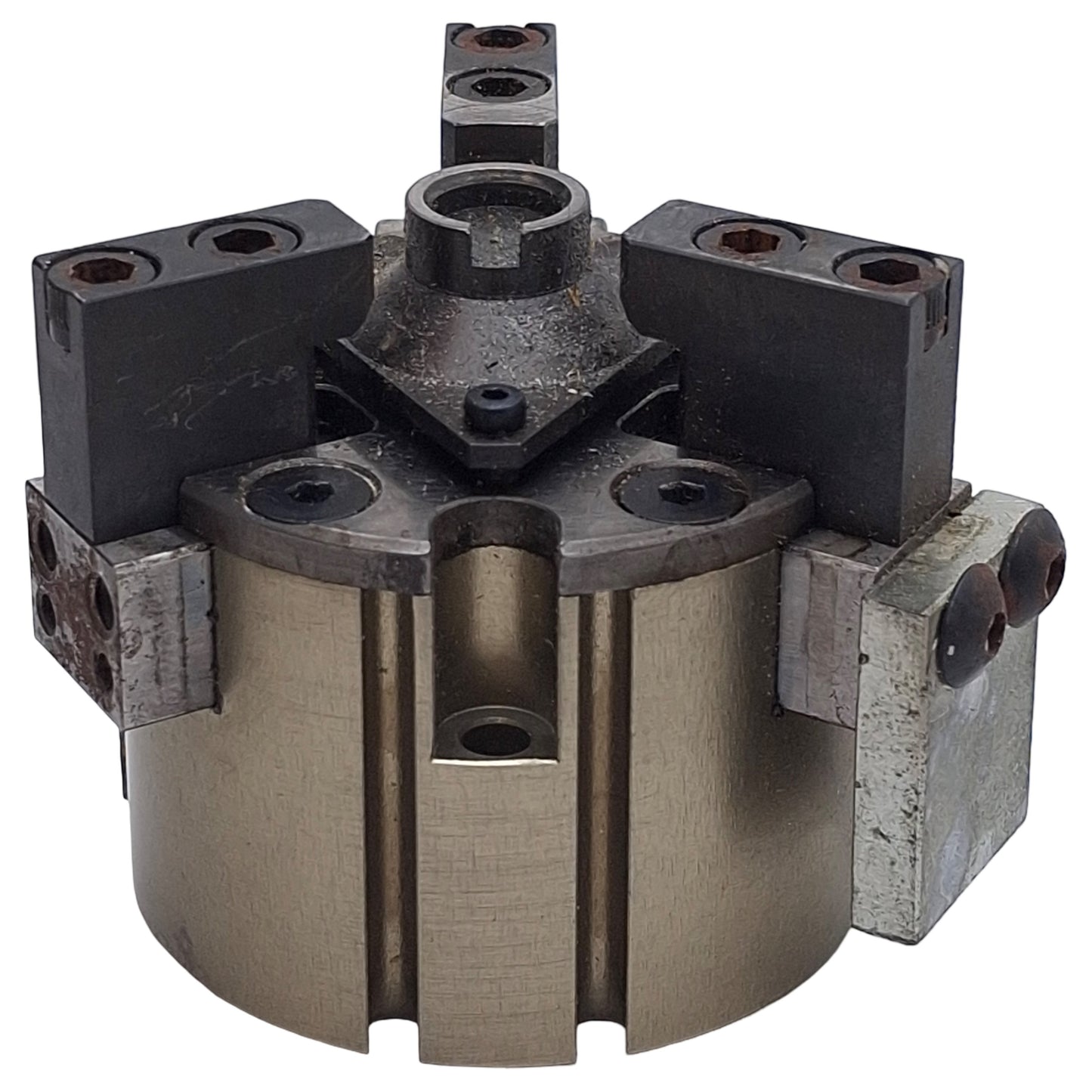 Used Robohand RPC-315 3-Jaw Parallel Gripper, ø1.25in Bore, 0.3in Stroke, 100lbf Grip