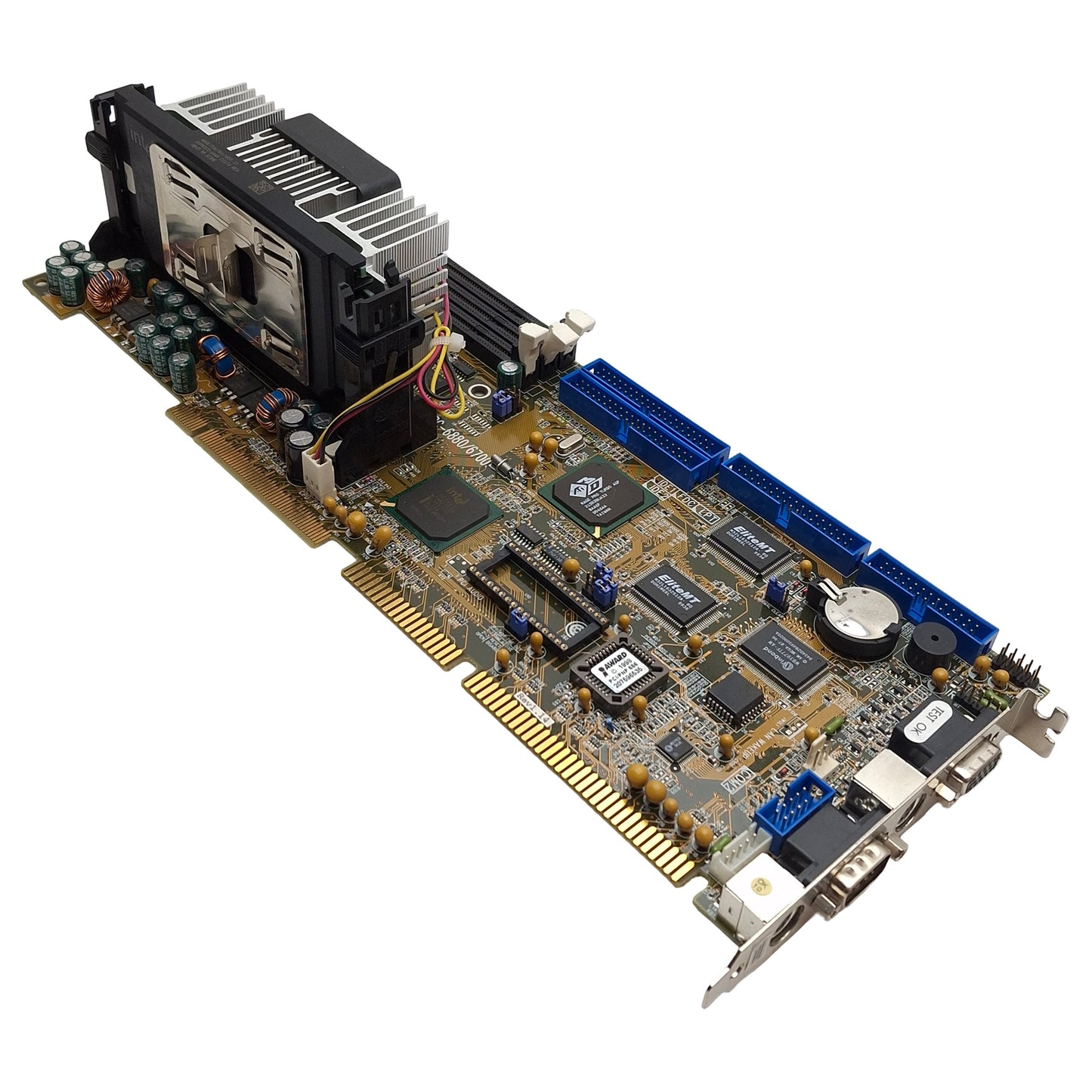 Used Macrotek MSPC-6880/6700 Single Board Computer, Intel III 600MHz, *NO Memory*