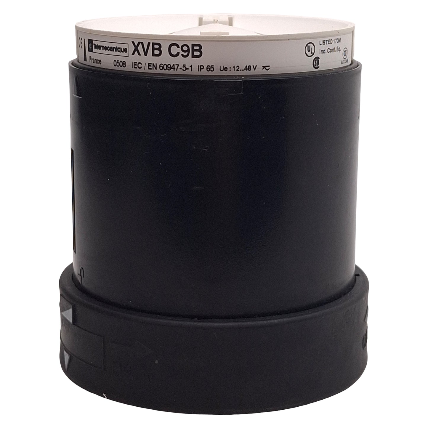 Used Telemecanique XVBC9B Signal Tower Buzzer Unit, ø70mm, 90dB @ 1m, 12-48VDC