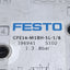 Used Festo CPE14-M1BH-5L-1/8 Solenoid Valve, 5/2-Way, G1/8in, 3-8bar, 24VDC Coil