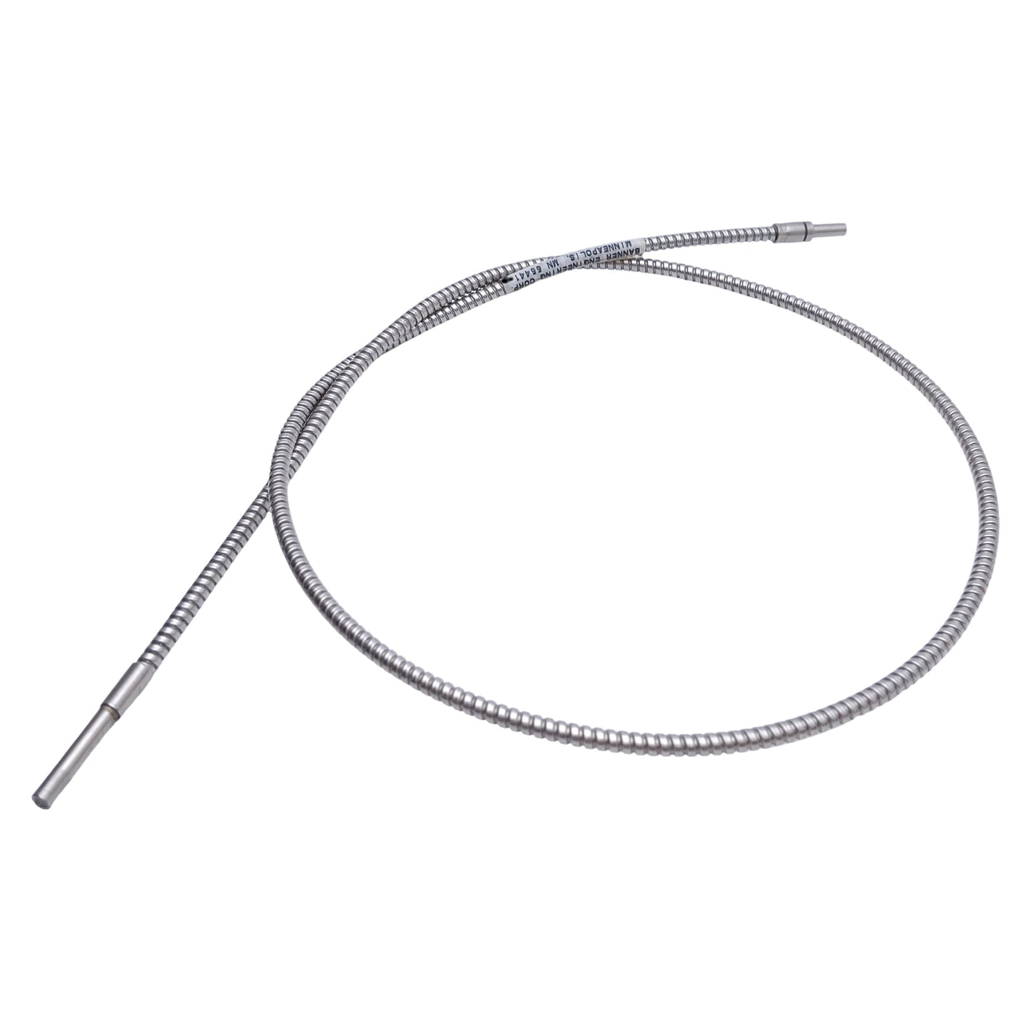 Used Banner IA13SMETA Fiber Optic Sensor Cable 90 Deg Sensing End, 1.6mm Bundle, 3Ft