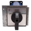Used Kraus & Naimer C80 Rotary Cam Switch, 5 Auxiliary Block, 3-Position, 100A 600VAC