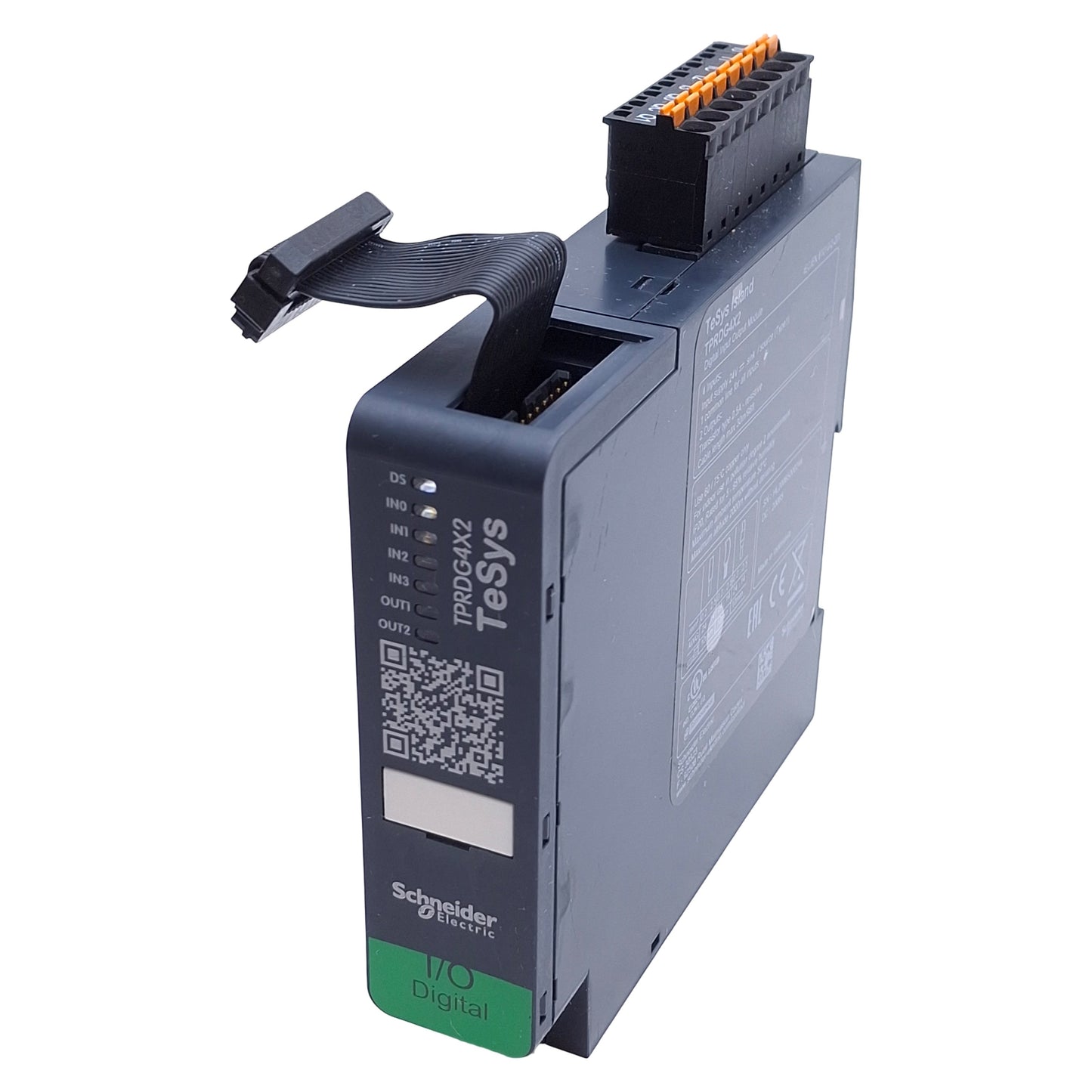 Used Schneider Electric TPRDG4X2 TeSys Digital IO Module 24VDC, 4 Input, 2 Output