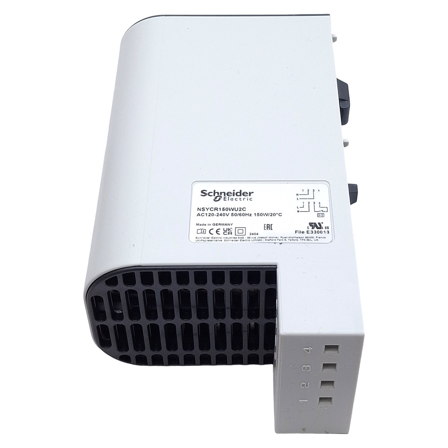 Used Schneider Electric NSYCR150WU2C ClimaSys PTC Heating Resistance, 150W 120-240VAC