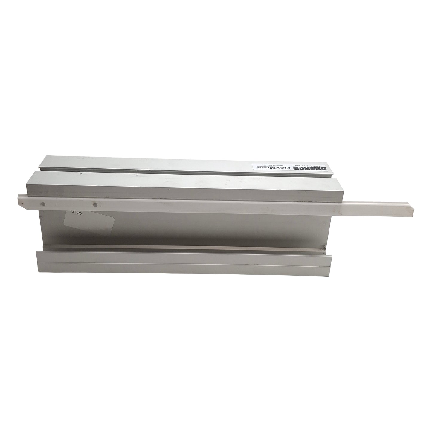 Used Dorner FCCB-3 12.420 Aluminum Conveyor Beam 105mm W x 75mm x 12.420in Length