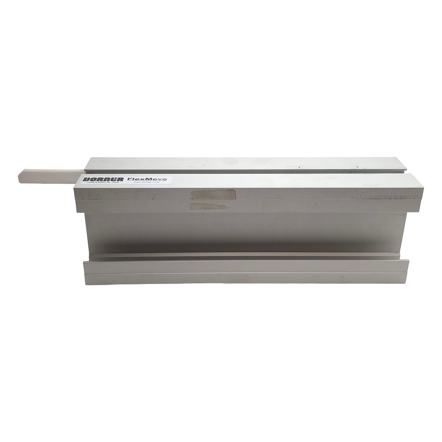 Used Dorner FCCB-3 12.420 Aluminum Conveyor Beam 105mm W x 75mm x 12.420in Length