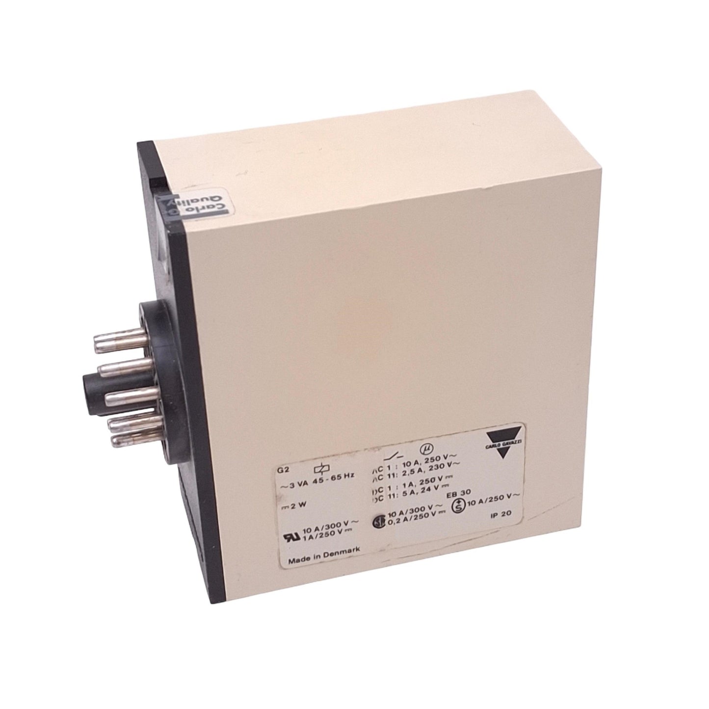 Used CARLO GAVAZZI S1421156024 Infrared Relay, SPDT, 10A Max, NPN Open, 24VAC