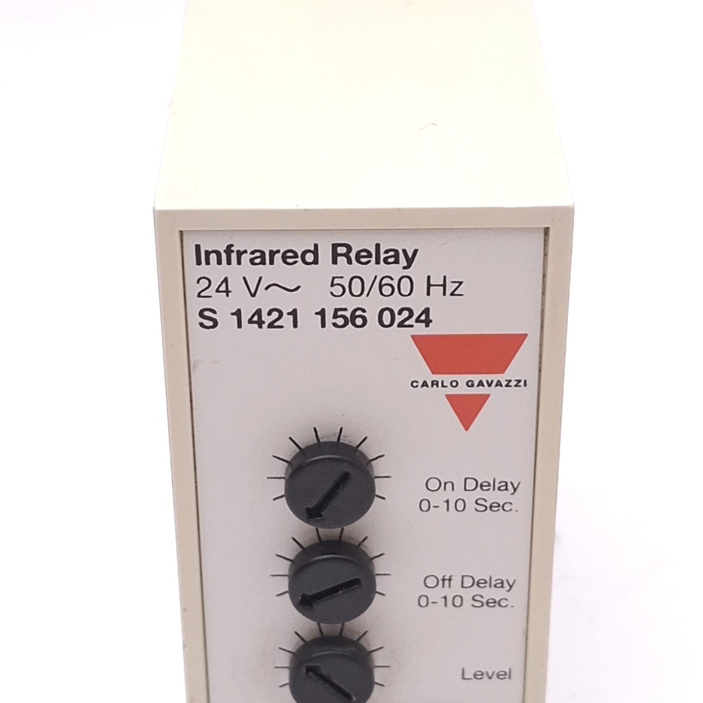 Used CARLO GAVAZZI S1421156024 Infrared Relay, SPDT, 10A Max, NPN Open, 24VAC