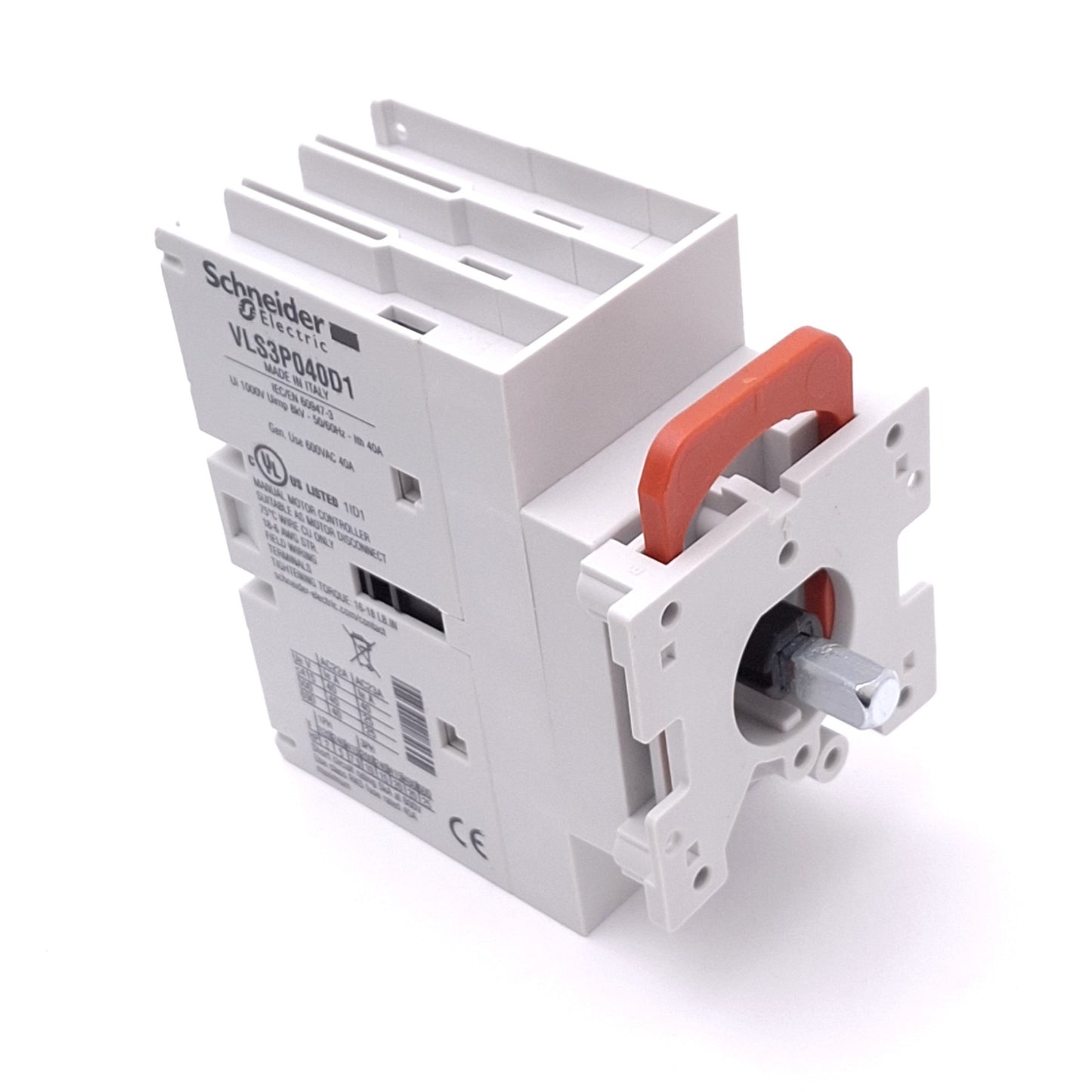 New Schneider Electric VLS3P040D1 TeSys Disconnect Switch, 3-Pole 40A, 20hp 480VAC