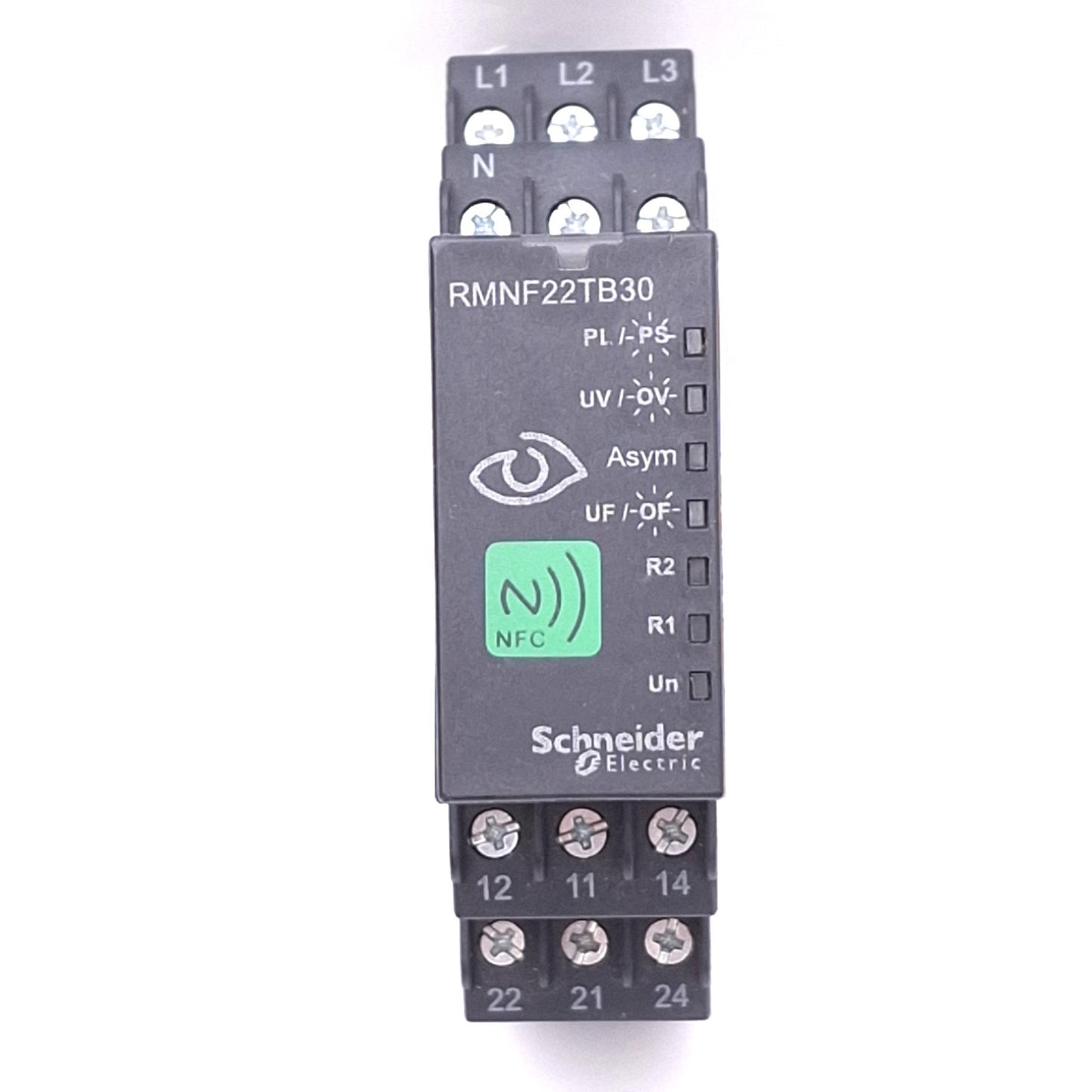 Used Schneider Electric RMNF22TB30 Harmony Control Relay, NFC, 3-Phase, DIN Rail