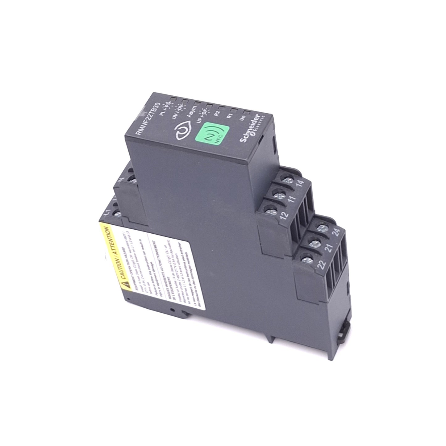 Used Schneider Electric RMNF22TB30 Harmony Control Relay, NFC, 3-Phase, DIN Rail