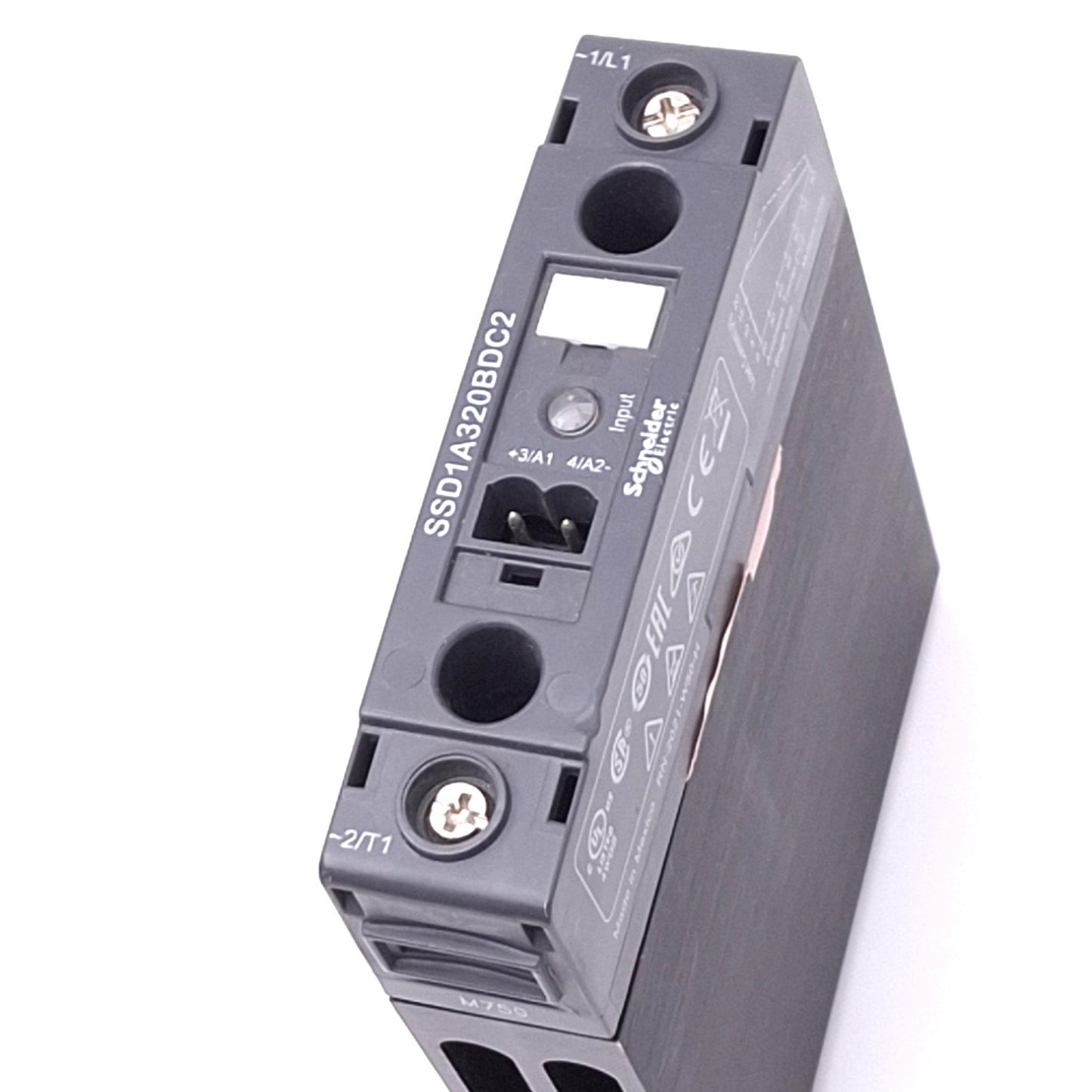 Used Schneider Electric SSD1A320BDC2 Solid State Relay, SPST-NO, 4-32VDC In, 20A Max