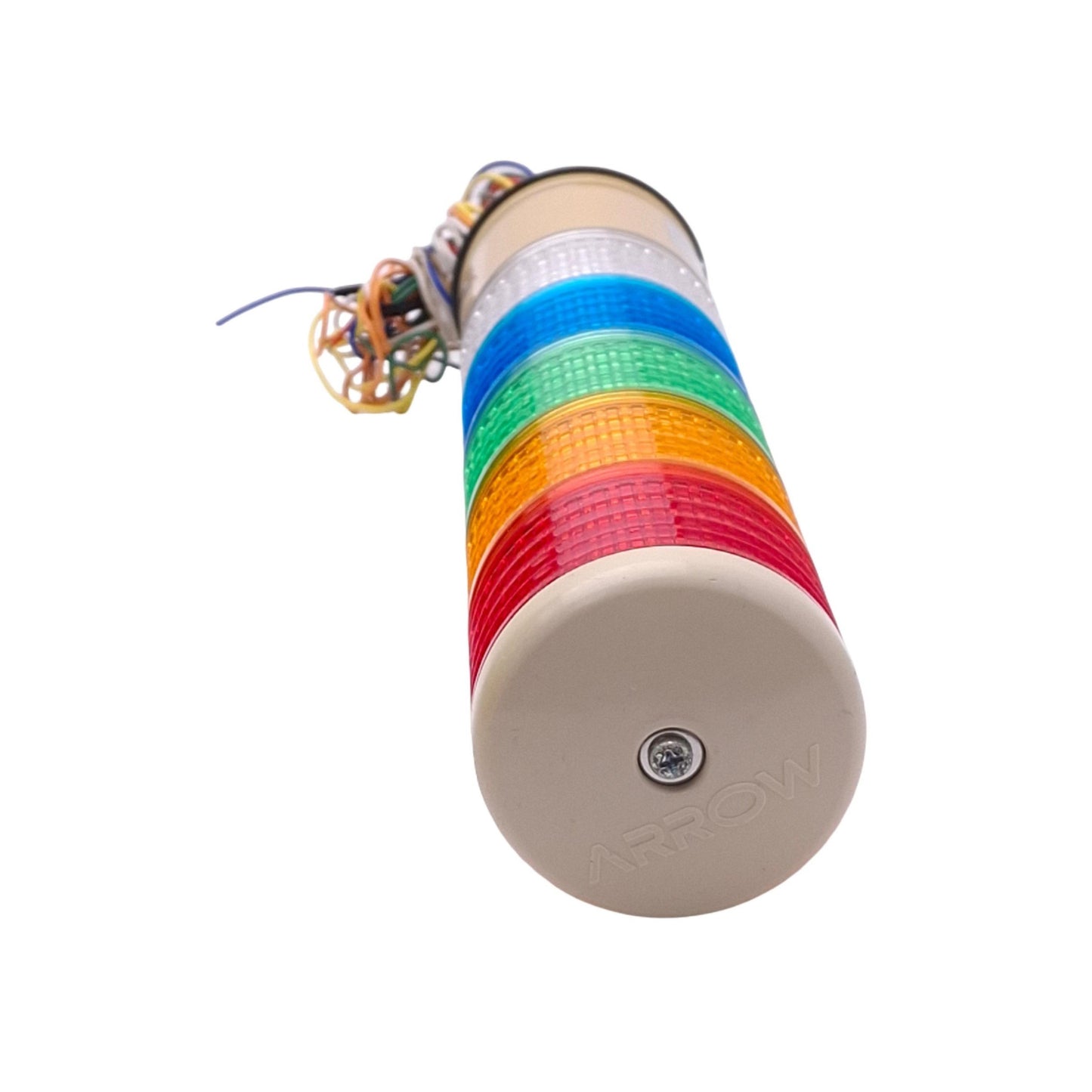 Used Schneider Electric XVC6B5K Tower Light, Red/Orange/Green/Blue/Clear, 60mm, 24V