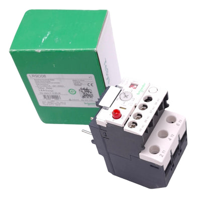 New Schneider Electric LR9D08 TeSys Thermal Overload Relay, 3-Pole 1.6-8A, 600V Max