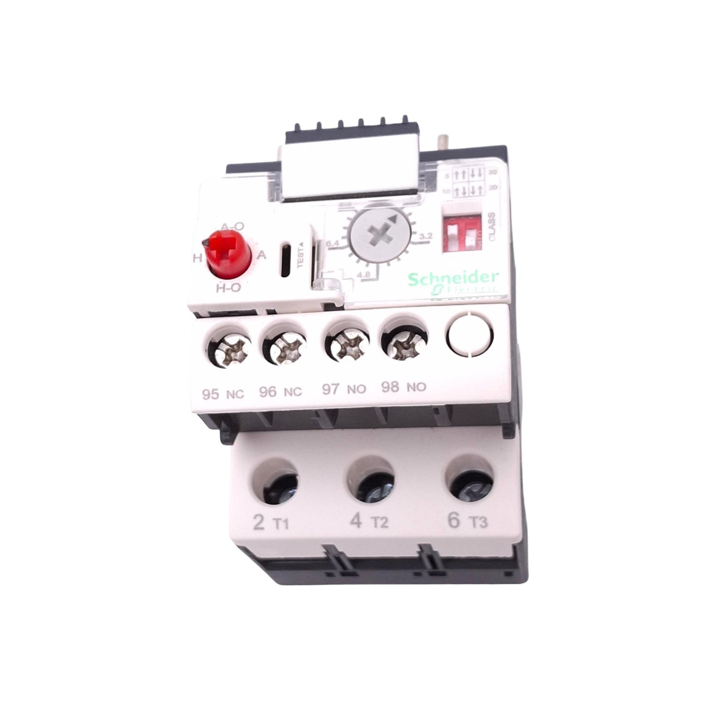 New Schneider Electric LR9D08 TeSys Thermal Overload Relay, 3-Pole 1.6-8A, 600V Max
