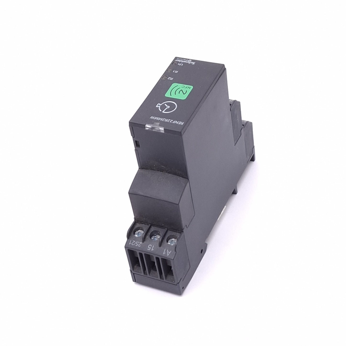 Used Schneider Electric RENF22R2MMW Harmony Timer Relay, NFC, 0.1s-999h, DIN Rail